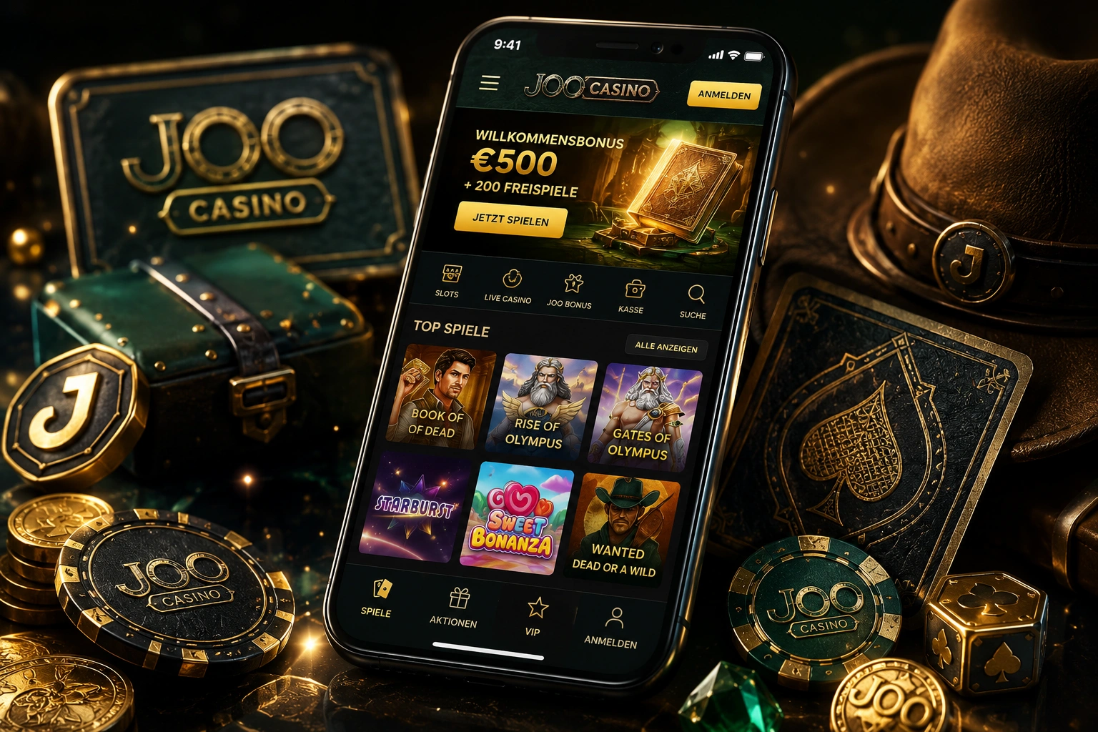 Joo Casino Mobile Bonus und Kasse